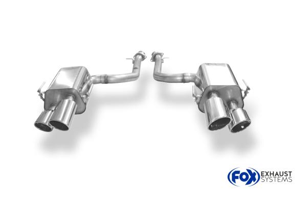 Endschalldämpfer rechts/links - 2x115x85 Typ 38 rechts/links passend für: Lexus RC RC F